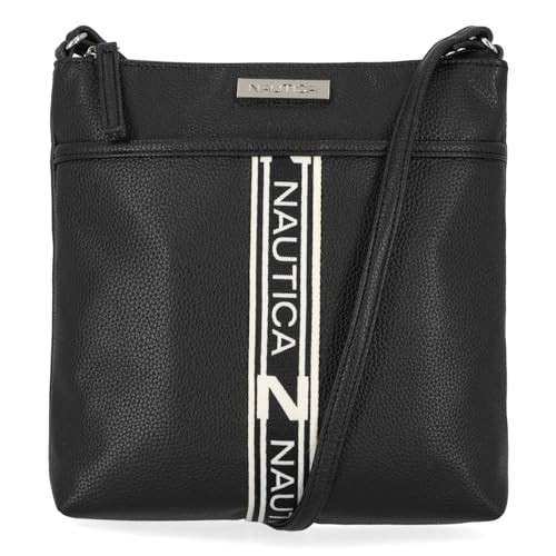 Image of Nautica Lakeside Signature Jaquard North South Crossbody Bag