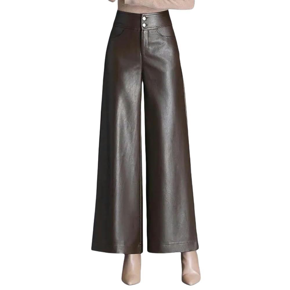 gonne da Donna Pantaloni da Tre Quarti di Pantaloni Autunnali E Invernali Caldi-Rosso-m