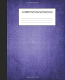  Composition Notebook: Wide Ruled Notebook  Indigo Blue Sage Green  Lined Journal  100 Pages  7.5 x 9.25\