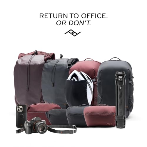 Peak Design Outdoor Backpack 18L, Eclipse, Compact & Lightweight Frameless Daypack, 270-Degree Rear Zip, Ideal for Day Hikes, Hydration, Camera Carry & Commuting, Versatile Backpack for Men and Women