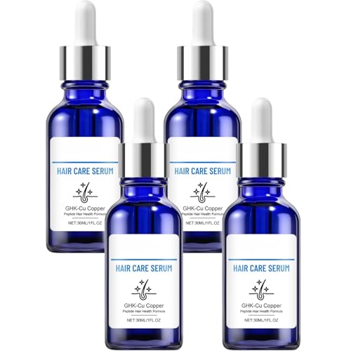 Sérum de soin capillaire GHK-Cu élixir de cuivre premium cheveux abîmés et secs 4pcs