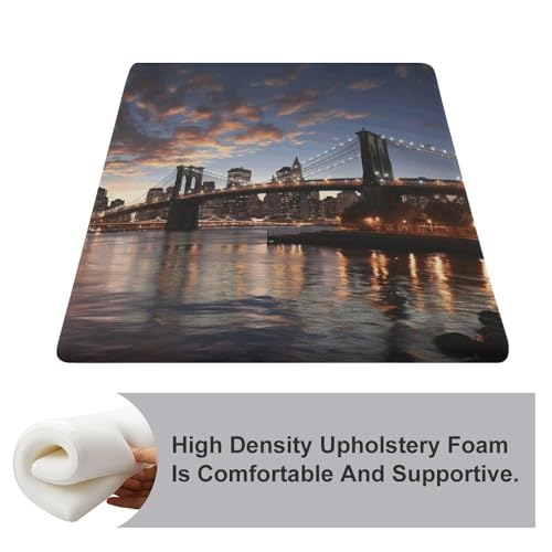 Coussin de chaise en mousse mémoire de forme amovible de qualité supérieure