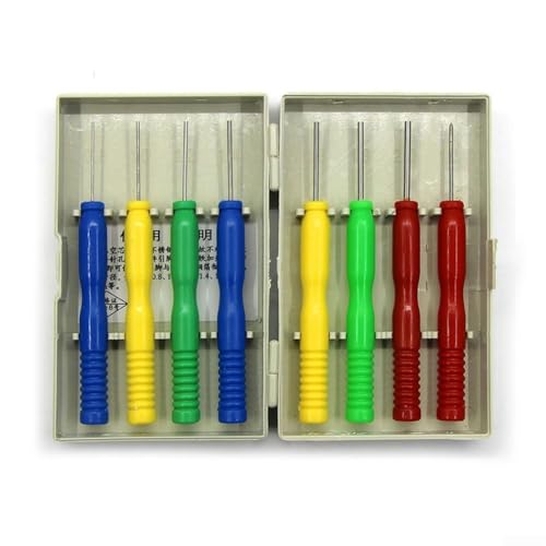 Juego de herramientas de desoldadura de aguja hueca de 8 piezas con agujas de acero inoxidable multitamaño para componentes DIP y eliminación de soldadura PCB, kit de reparación de 0.8-2.0 mm