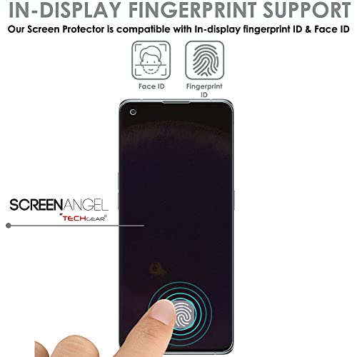 TECHGEAR [3 Pack Screen Protector fits Oppo Find X5 Pro 5G [Screen Angel Edition] [Case Friendly] [Bubble Free] [FULL Screen Coverage] HD Clear Flexible TPU Film