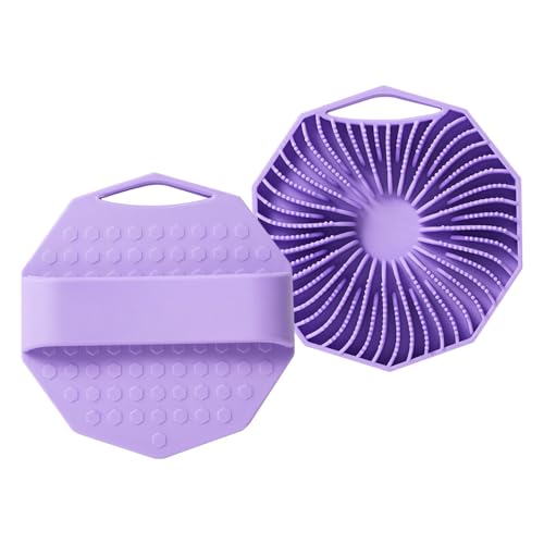 Limpiador corporal de silicona | Esponja de ducha para lavado corporal, cepillo de limpieza de silicona, lufa, suministros de limpieza para todo tipo de piel, mujeres y hombres