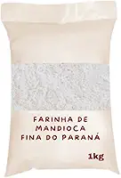 Farinha de Mandioca Fina do Paraná, Branca, 1kg