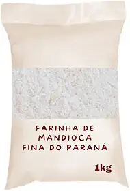 Farinha de Mandioca Fina do Paraná, Branca, 1kg
