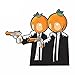 A/X 13 cm 11,8 cm per Orange Pulp Fiction Adesivi per Auto Divertenti e Decalcomanie Tronco Impermeabile
