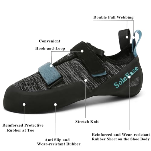 Image of Entry-Level All-Around Men & Women Climbing Shoes for Gym and Sport Climbing