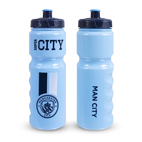 Hy-Pro Officially Licensed Manchester City F.C. Plastic Bottle, 750ml, Water Bottle, 0.75L, Reuseable, Retractable Nozzle - Image 3