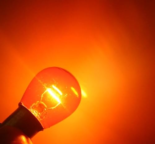 ShuoHui Rot Rück- Bremslicht Lampe BAY15d P21/5 Rot Watt P21/5W 12V KFZ-Lampe Bremslicht Rücklicht Glühlampe Kugellampe (10)