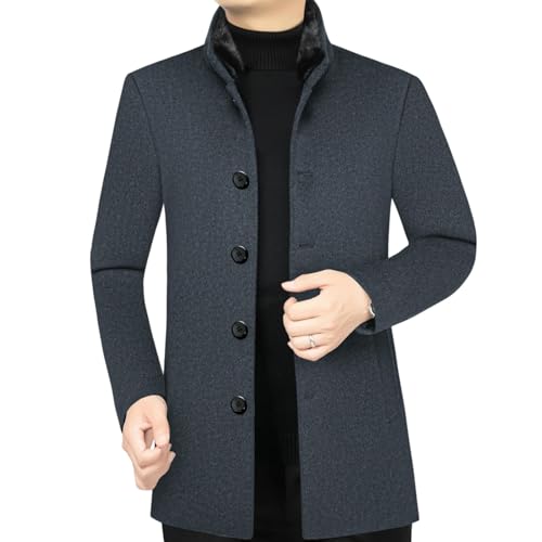 Veste coupe-vent en tweed homme style urbain chic pour hiver glacial