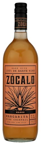Zocalo Cocktails Mango Agave Margarita Cocktail 1lt, 1 LT