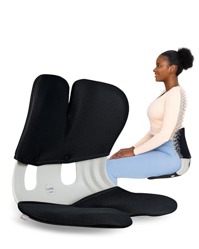 curble Grand Ergonomic Back Support Chair Cover Set