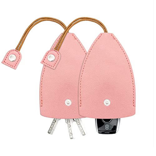 Moioee Car Key Case, 2PCS Creative Pull-Out Key Sleeve Keychain