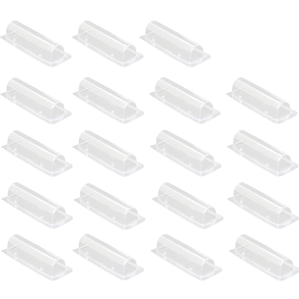 Jnchdghwa Plastic Dome for Lip Balm for Money Card Holder 50Pcs Clear Cash Pouch Domes Window Holder for Money