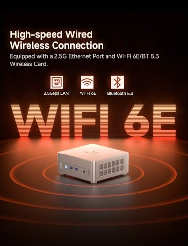 Image of MINISFORUM UM880 Plus Mini PC AMD Ryzen 7 8845HS 8C /16T Desktop Computer 32GB RAM 1TB SSD, HDMI /DP /USB4, OCuLink Port, AMD Radeon 780M, 2.5G RJ45 Port, 4X USB Port Micro Computer