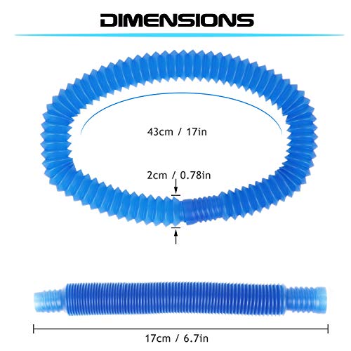 Yiran Mini Pop Tubes Sensory Stretch Toys, 8pcs