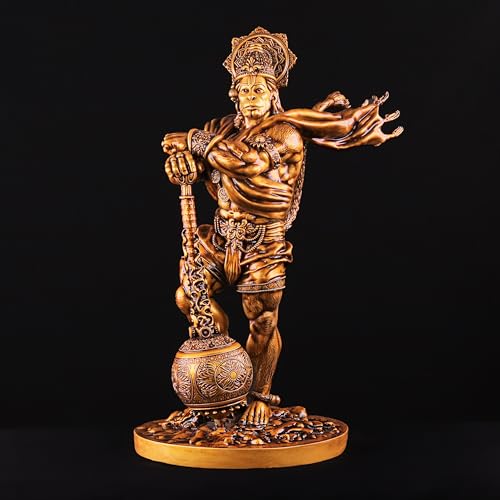 Image of Artarium Bahubali Hanuman Idol for Home Decor & Mandir (2 Feet), Standing Bajrang Bali Hanuman Ji Murti, Large Anjaneya Pavan Putra Decorative Showpiece for Temple, Living Room & Gift