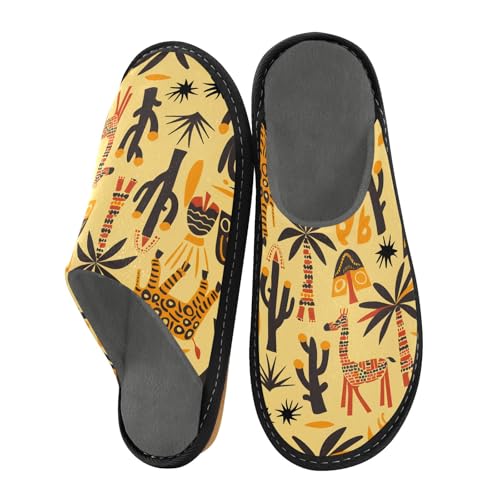 Chaussons antidérapants motif cerf pour des matins cocooning