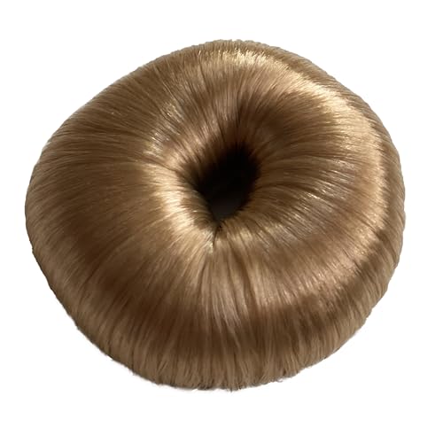 CAISHA Knotenringe Knotenrolle Haarknoten Dutt Donut Bun Maker Up Do Haarstyler Hair Styling Tool Dunkelblond DK7