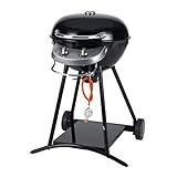 Tepro Kugel Gasgrill Hillside, Schwarz