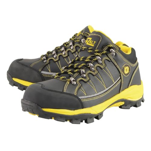 Image of Bazalt MBM9121ST Men's Black and Yellow Water and Frost Proof Leather Outdoor Shoes Footwear, 13