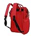Windeltasche Kratzfest Reiserucksack Reißfest zum Einstecken in Gewebe(red)