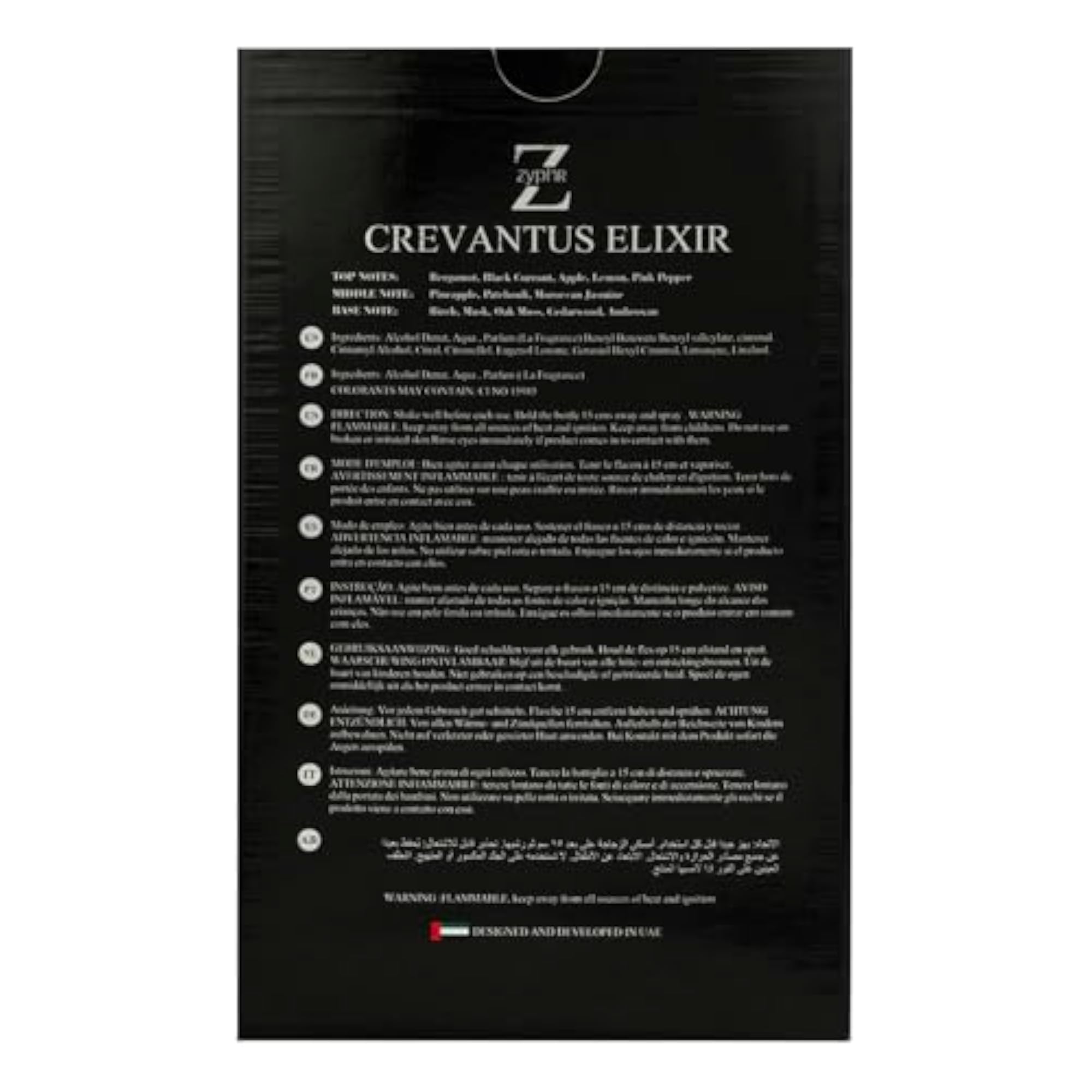 Crevantus Elixir Eau De Parfum, Long Lasting For Men & Women