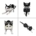 Larcele Cat Mini Building Blocks Animal Set, DIY Micro 3D Building Toy Bricks,1390 Pieces KLJM-05(Black and White Cat)