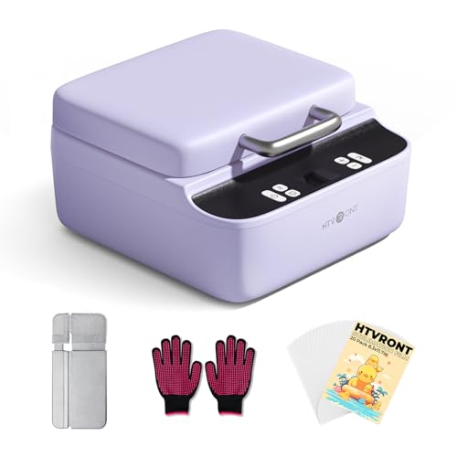 HTVRONT Phone Case Heat Press Machine Compatible with iPhone - H17 Phone Case Auto Heat Press with 3D Vacuum Heat Precise Temperature Sublimation Phone Case Press Machine for Badges Coasters etc
