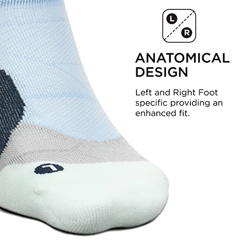 Image of Feetures Elite Light Cushion Mini Crew Sock - Sport Sock with Targeted Compression
