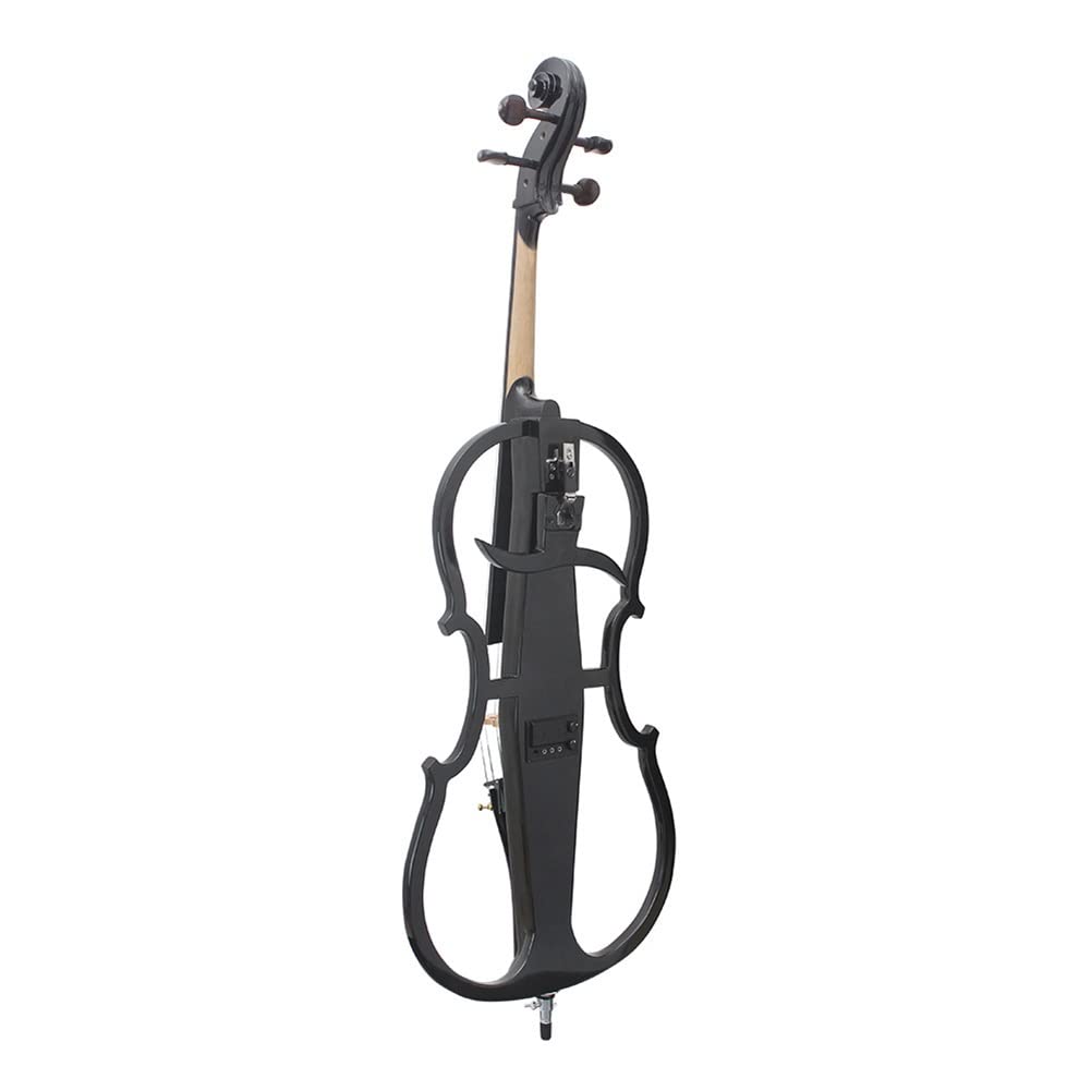 Violonchelo eléctrico, Instrumento Musical de Puesta en Escena de Violonchelo electroacústico de Madera Maciza 4/4, para Orquesta de Estudiantes de Concierto para Principiantes