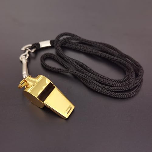 2 Silbatos de Entrenador de Acero Inoxidable con Cordon miniatura 4