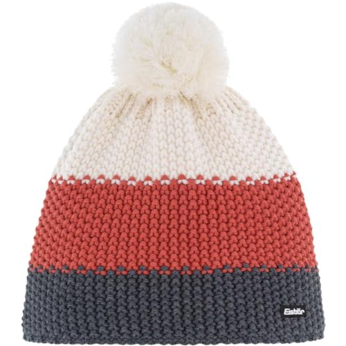 Eisbär Star Pompon Mütze RL Kids anthrazit-Dusty Clay-Milk
