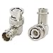 Ullnosoo 90 Degree BNC Adapter - Right Angle Male to Female Connector Pack for Scanner, Camera