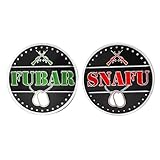Decision Coin Making Flipping Coin FUBAR and Snafu Challenge Coin,Novelty Coin Silver and Gold