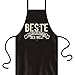 Soreso Grillschürze Kochschürze Bistroschürze - Beste Schwiegermama der Welt ::: Geschenk zum Muttertag Geburtstag Weihnachten Muttertagsgeschenk Frauen