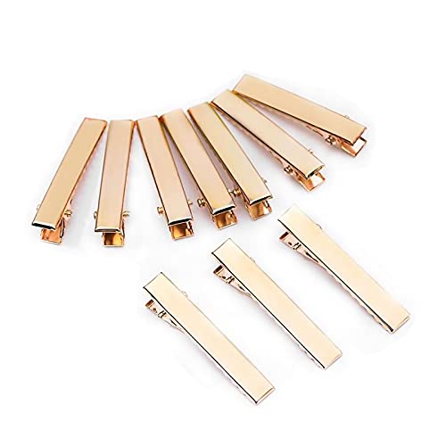 ヘアクリップ 約30個入り 55mm丈 ヘアピン 髪留め ひな祭り 金具 ヘアアクセサリー パーツ ゴールド DIY ホビー 業務用 大人 子供