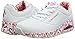 Skechers Uno Loving Love, Zapatillas Mujer, White Durabuck/Red&Pink Mesh Trim, 39 EU