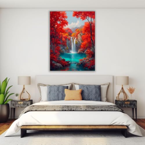 Cuadro naturaleza retro para renovar paredes vacías: lámina de montaña de 40x60cm 4