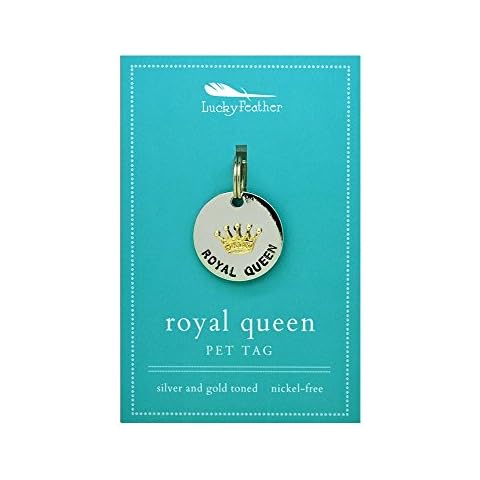 Lucky Feather Royal Queen Pet Tag Cover