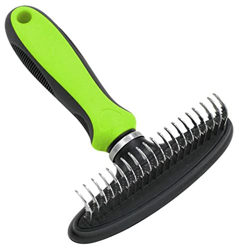 Pet Life Flex Series Undercoat Dematter Grooming Rake