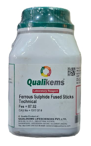 QUALIKEMS Ferrous Sulphide Fused Sticks 1KG CAS NO = 1317-37-9 (Lab use only)-image-25