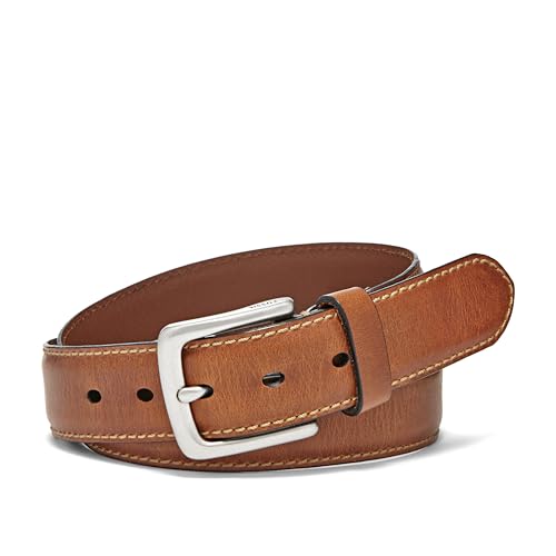 Fossil Men's Aiden Leather Casual Jean Every Day Belt, Size 36, Brown