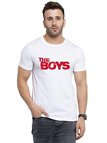 Image of Mens Cotton Printed T-Shirt The Boys