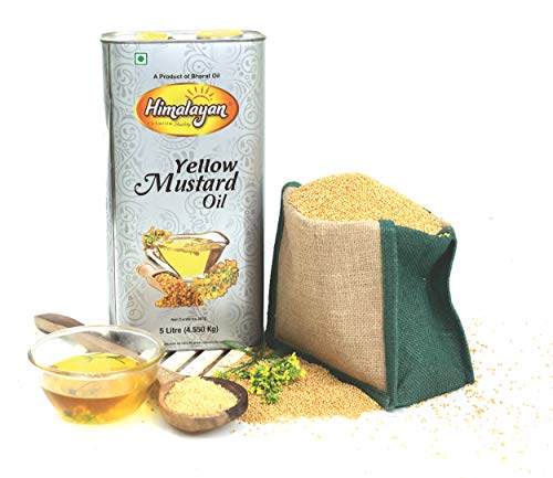 Image of Himalayan Brand Yellow Mustard Oil 5 Litre Tin (Fortified with vitamin A and D)