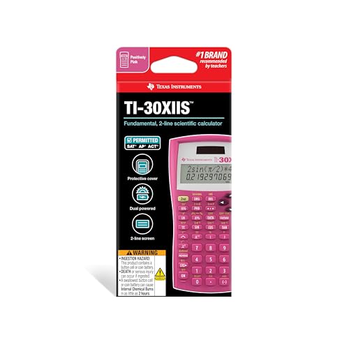 Image of Texas Instruments TI-30X IIS 2-Line Scientific Calculator, Pink