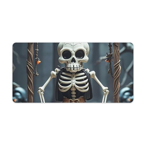 Grand tapis de souris 30x61 cm antidérapant en caoutchouc pour bureau