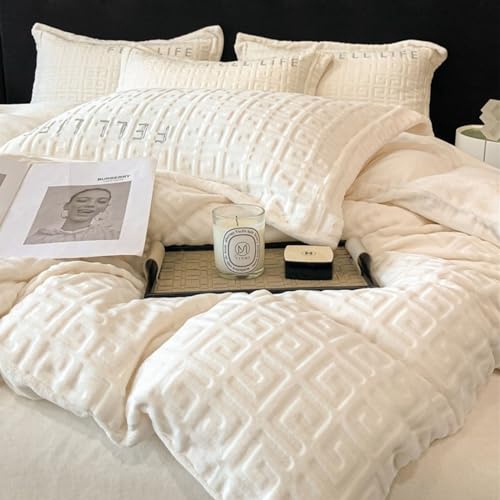 Ensemble de housse de couette moelleuse RWRAPS pour des nuits d'hiver cocooning - 4
